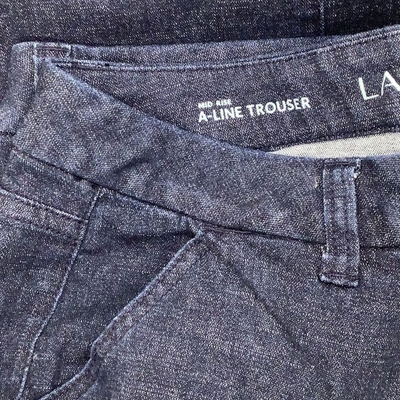 Lane Bryant Women’s Mid Rise A-line Trouser Jeans - Picture 7 of 13